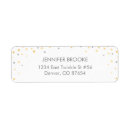 Search for yellow and grey return address labels Gender neutral
