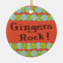 Search for redhead christmas tree decorations Ginger