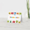 Search for monster thank you cards Colourful