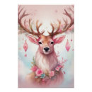 Search for christmas reindeer posters Pink