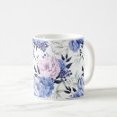 Search for pink and blue floral mugs Rustic