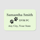 Search for paw print name tags Animals