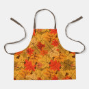 Search for red maple leaf aprons Pattern