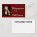 Search for portrait business cards Broker
