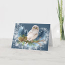 Search for owl note cards Winter