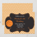Search for orange basketball invitations Kids