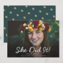 Search for she did it graduation announcement cards Script