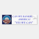 Search for obama yes we can bumper stickers President