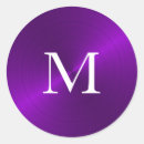 Search for purple metallic stickers Monogrammed