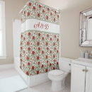 Search for red rose shower curtains Cottagecore