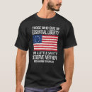 Search for essential liberty tshirts Who