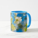 Search for blue white floral mugs Unique
