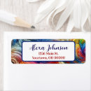 Search for abstract swirl return address labels Contemporary