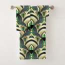 Search for black gold art deco bathroom accessories Green