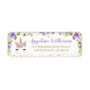 Search for purple sparkle return address labels Birthday