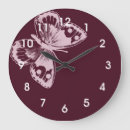 Search for pink butterfly clocks Chic