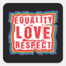 Search for equality love stickers Rainbow flag