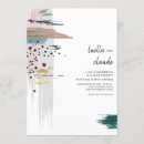 Search for teal and pink wedding invitations Blue
