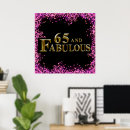 Search for 65th birthday posters 65 years