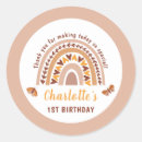 Search for 1st birthday thank you stickers Neutral