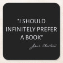 Search for jane austen coasters Book lover
