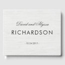 Search for linen guest books Rustic