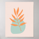 Search for aqua and orange art Floral