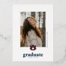 Search for team spirit invitations Auburn commencement keepsake