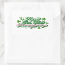 Search for vintage st patricks day stickers Four leaf clover