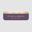 Search for the violet name tags Professional