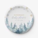 Search for winter wonderland plates Watercolor