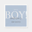 Search for blue napkins It's a boy