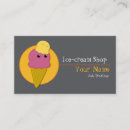 Search for ice cream shop business cards Cute
