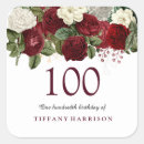 Search for womans red party stickers White