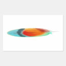 Search for feather rectangle stickers Blue