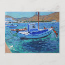 Search for fish horizontal postcards Boats