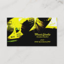 Search for music industry business cards Artist