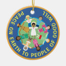 Search for gold dove christmas tree decorations Peace on earth