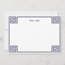 Search for greek note cards Blue