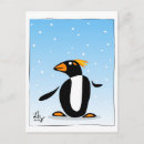 Search for black and white penguin postcards Yellow