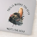 Search for wild turkeys stickers Hunting