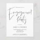Search for brown engagement party invitations Minimalist