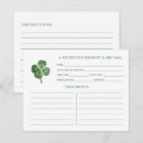 Search for 4 leaf clover 4x5 invitations Watercolor