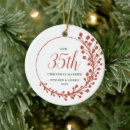 Search for 35th anniversary christmas tree decorations 35 years of marriage