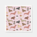 Search for dachshund napkins Pink