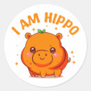 Search for funny hippo stickers Cute