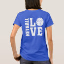 Search for netball tshirts I love netball