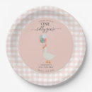 Search for farm birthday plates Goose