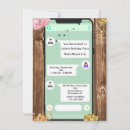 Search for cell phone birthday invitations Pink