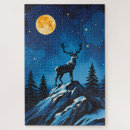 Search for reindeer puzzles Moon